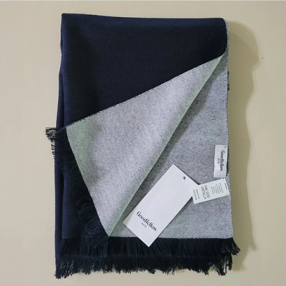 Goodfellow & Co. Men's Navy Reversible Scarf